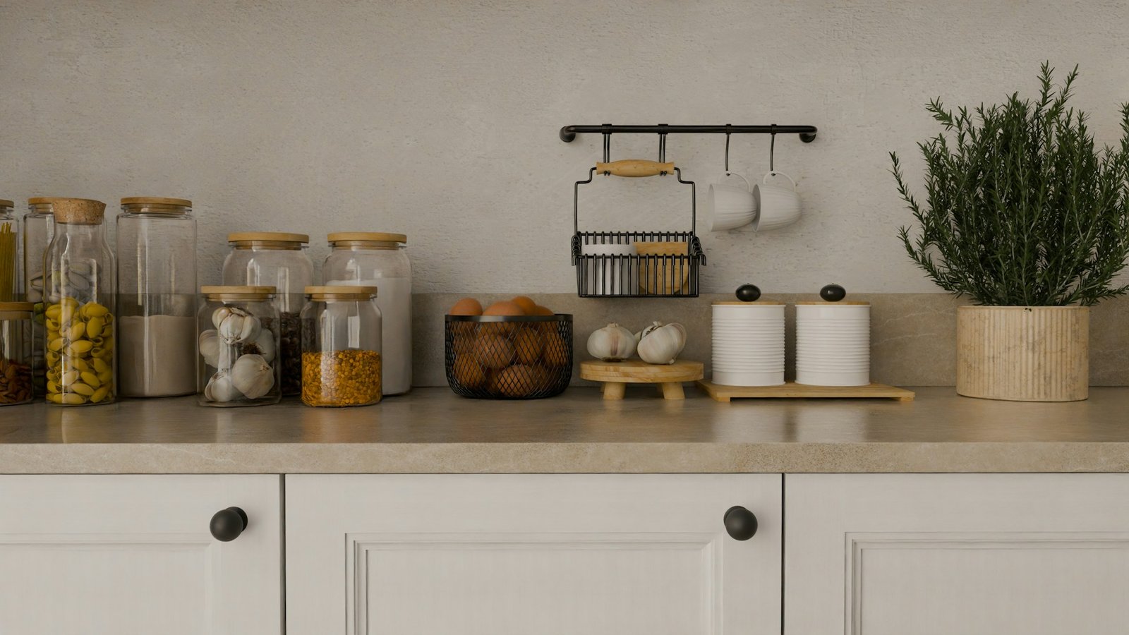 Countertop storage