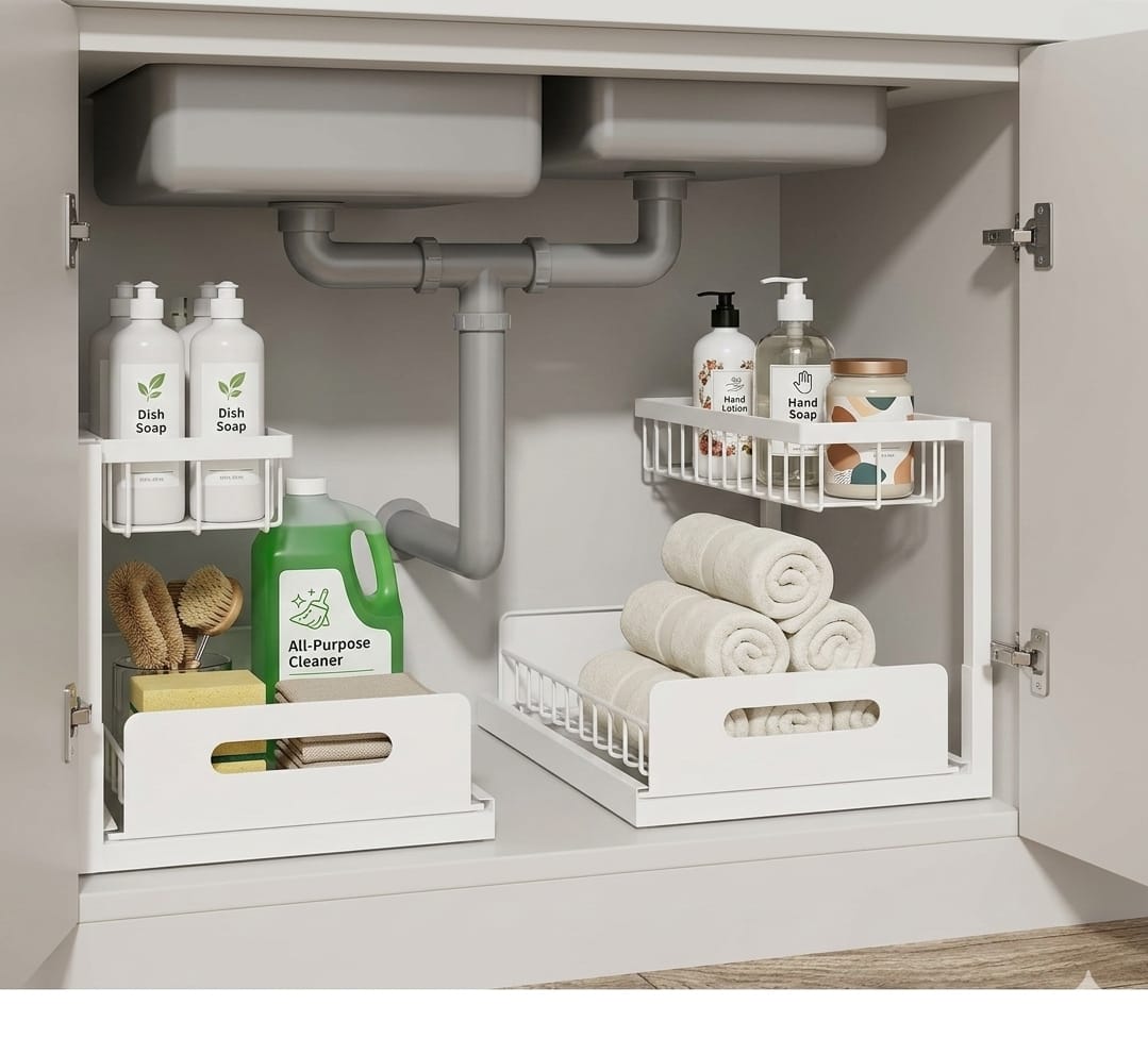 Under Sink Rack Organizer