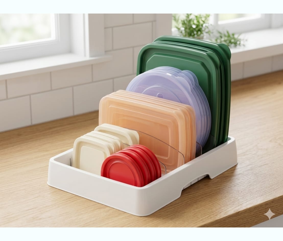 Countertop Lid Organizer