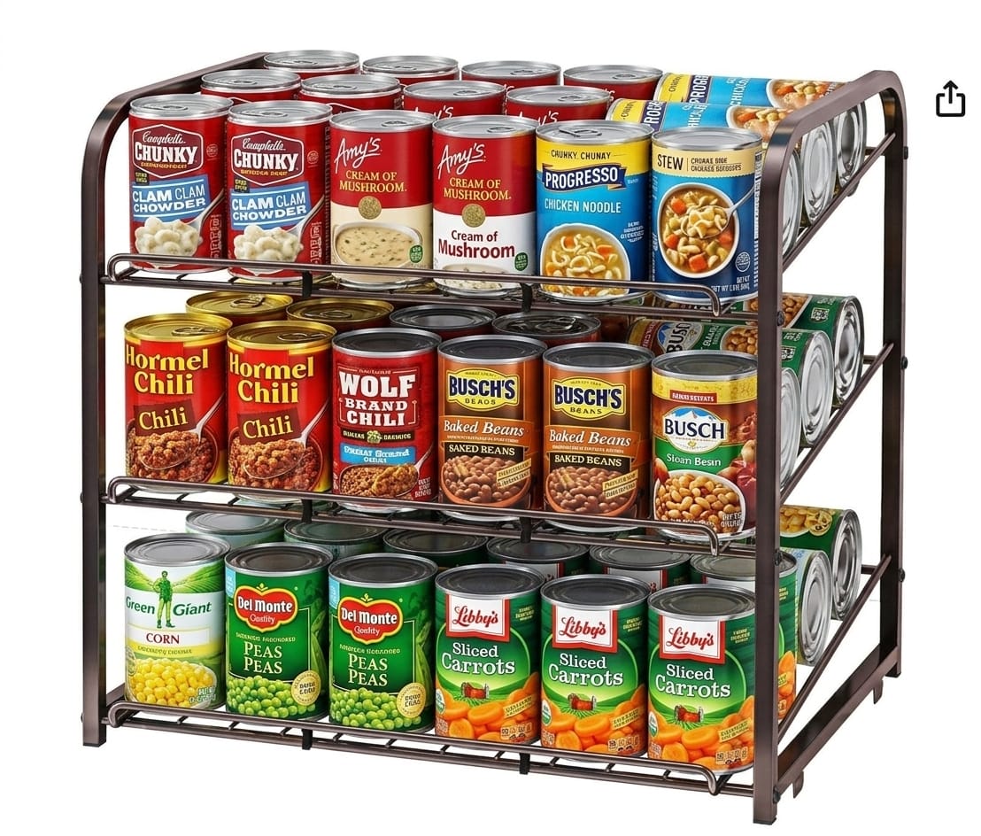 Stackable Can Rack Organizer