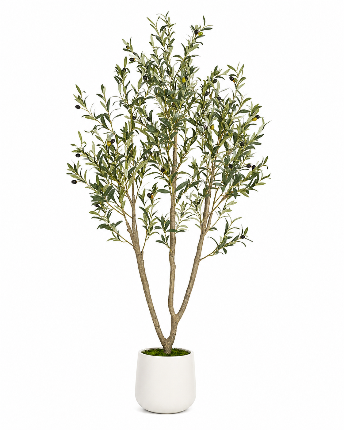Artificial Olive Tree 6FT Faux Indoor Plant with Planter