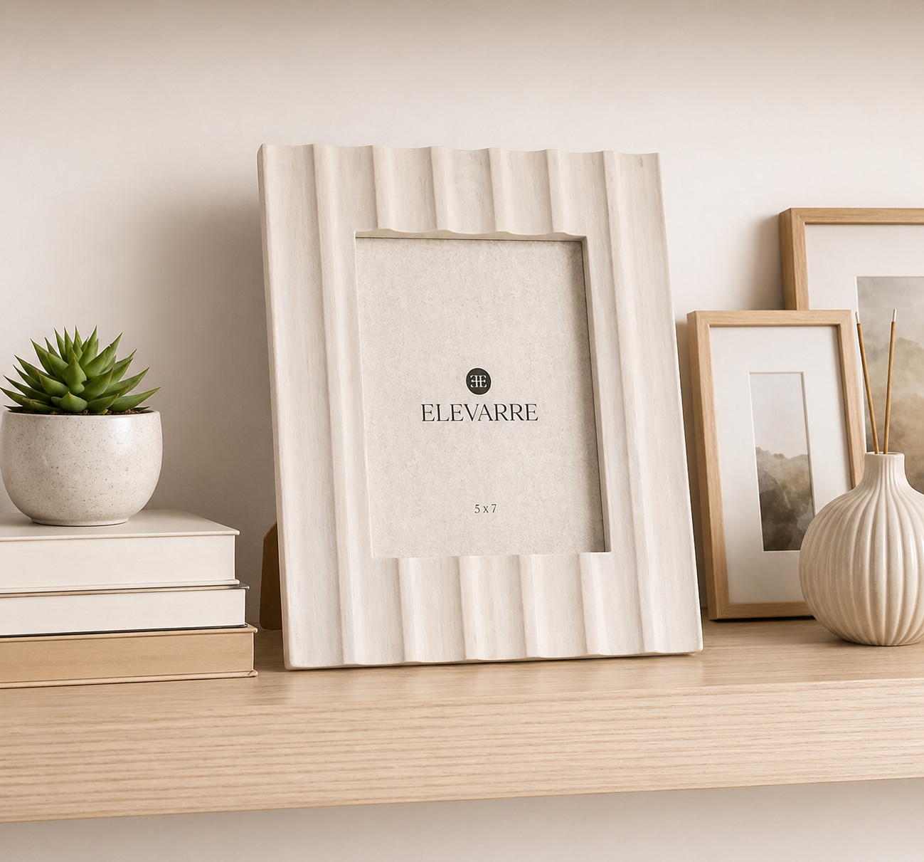Natural Marble Picture Frame 5x7 Photo Display