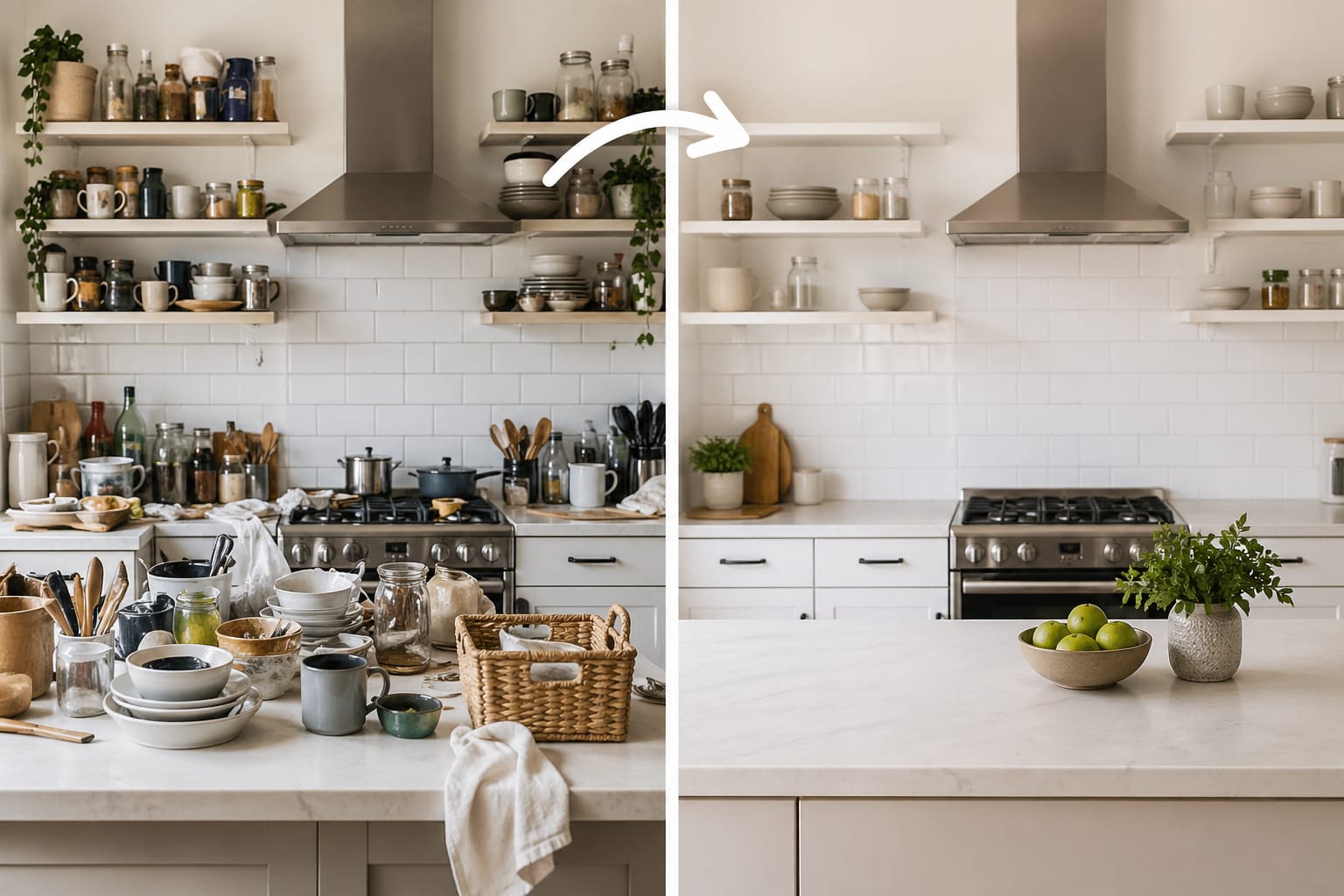 How to declutter your kitchen