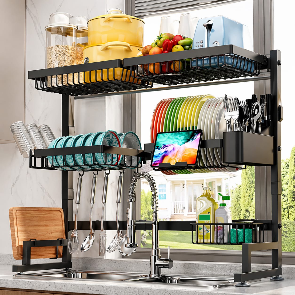 Over the Sink Rack Organizer