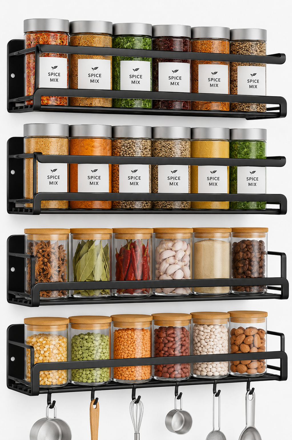 Cabinet Door Spice Rack