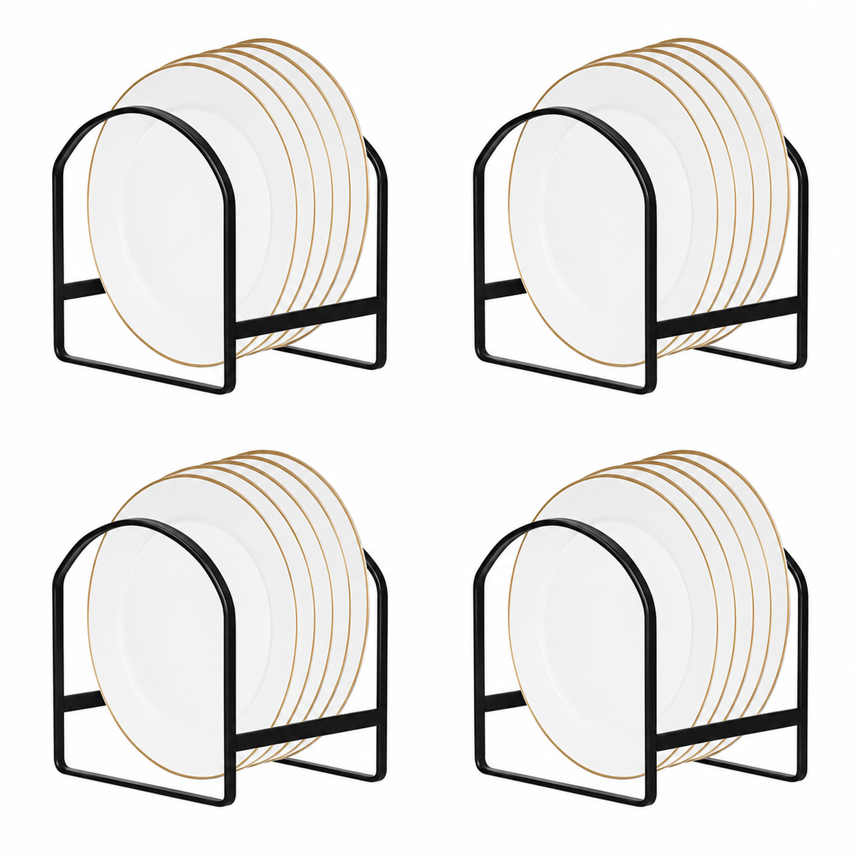 Cabinet Plate Organizer
