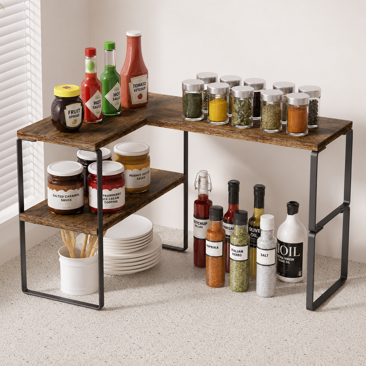 Corner Spice Rack