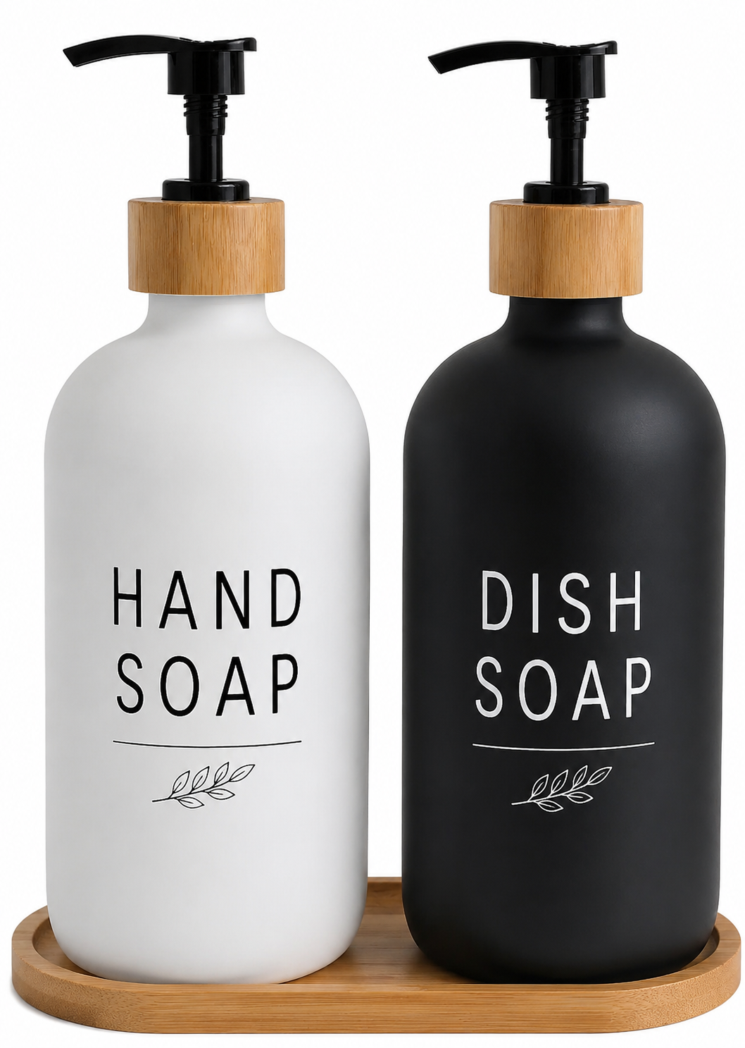 Dish Soap Dispenser with Sponge Holder