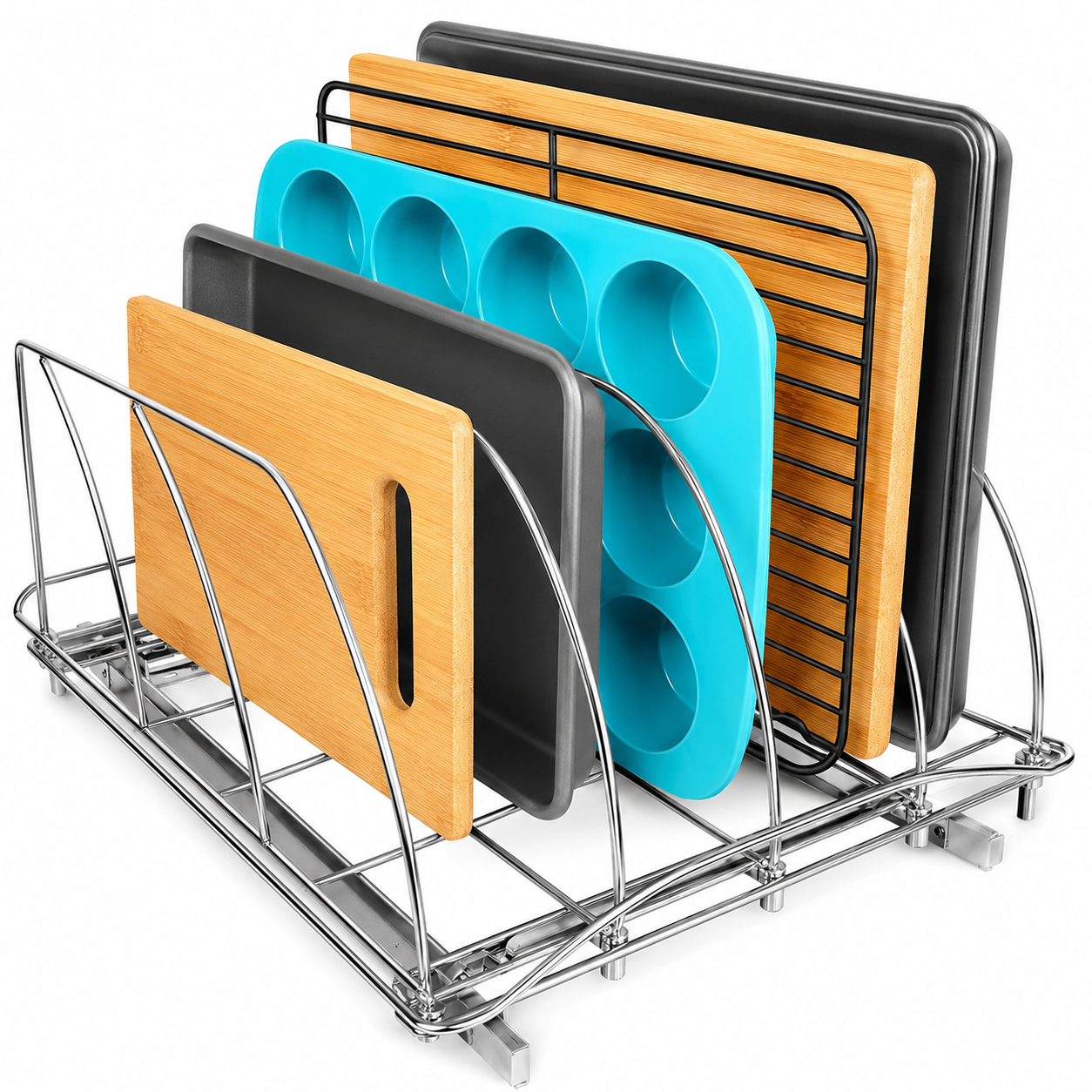 Pull-Out Cutting Board Shelf